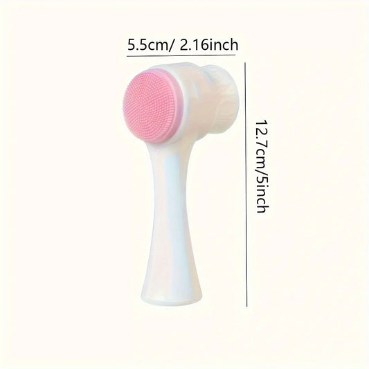 2-in-1 Silicone Pet Paw Cleaner & Grooming Massage Brush
